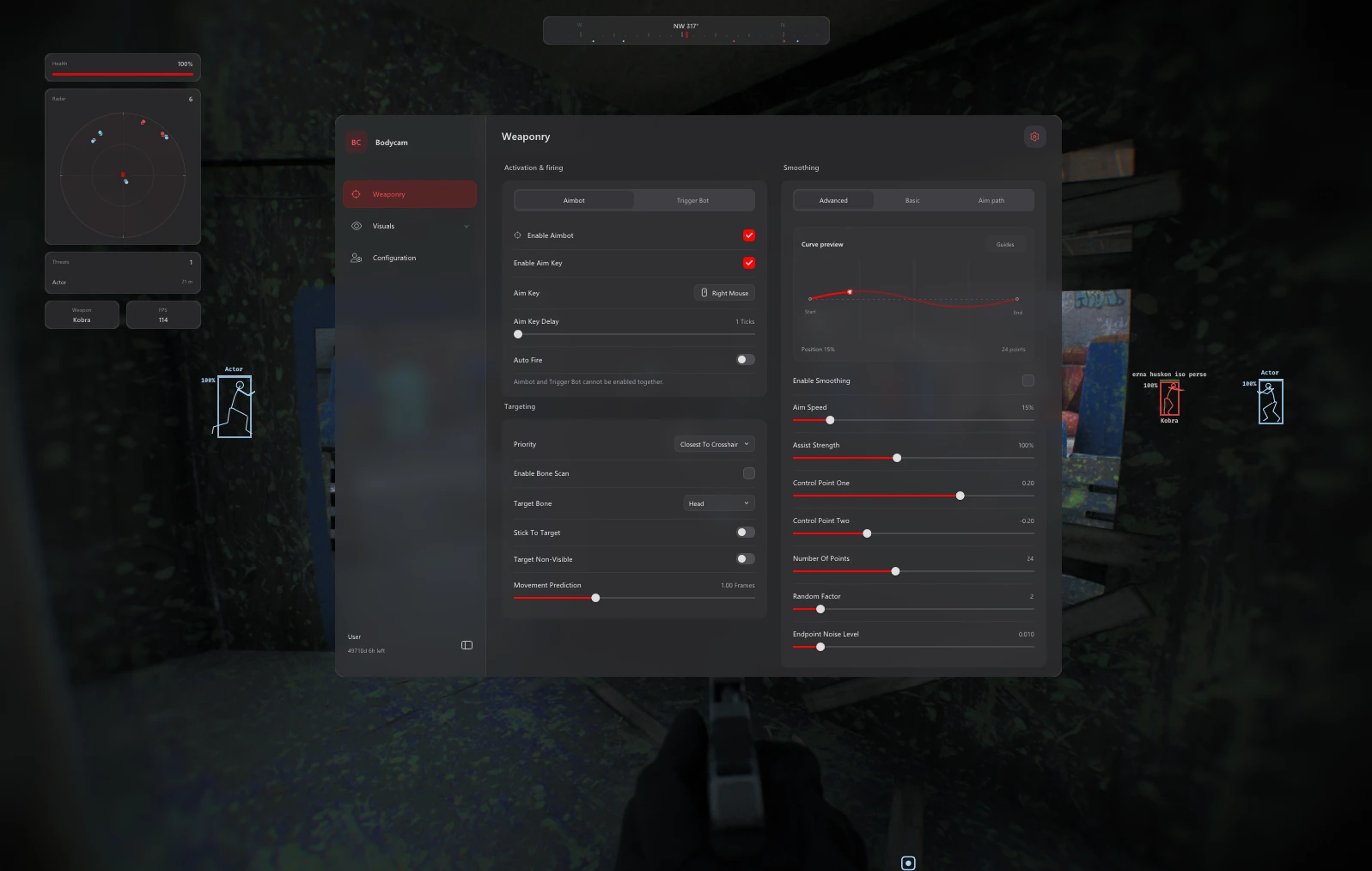 Vendex Bodycam aimbot