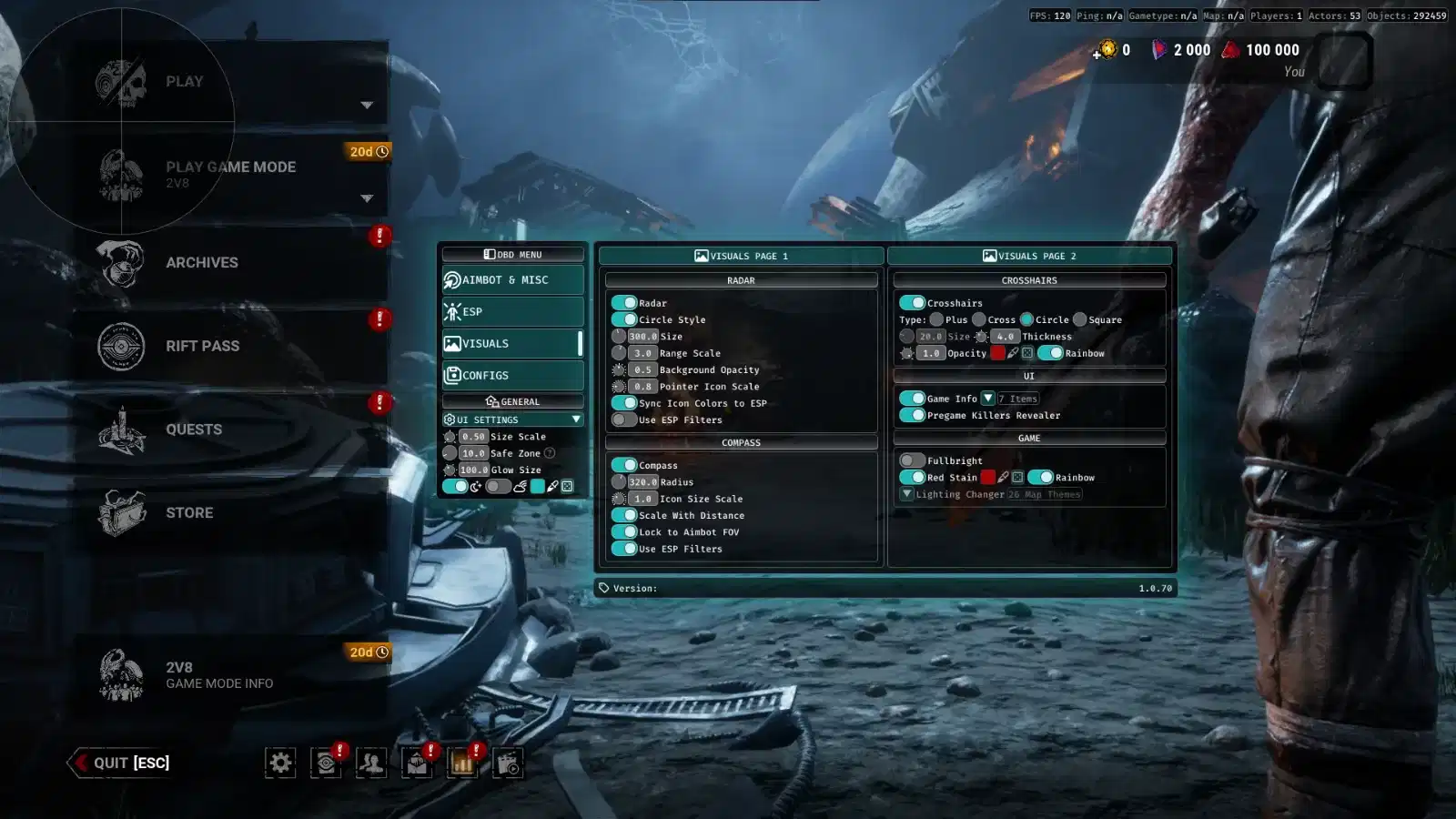 Vendex Dead by Daylight visuals