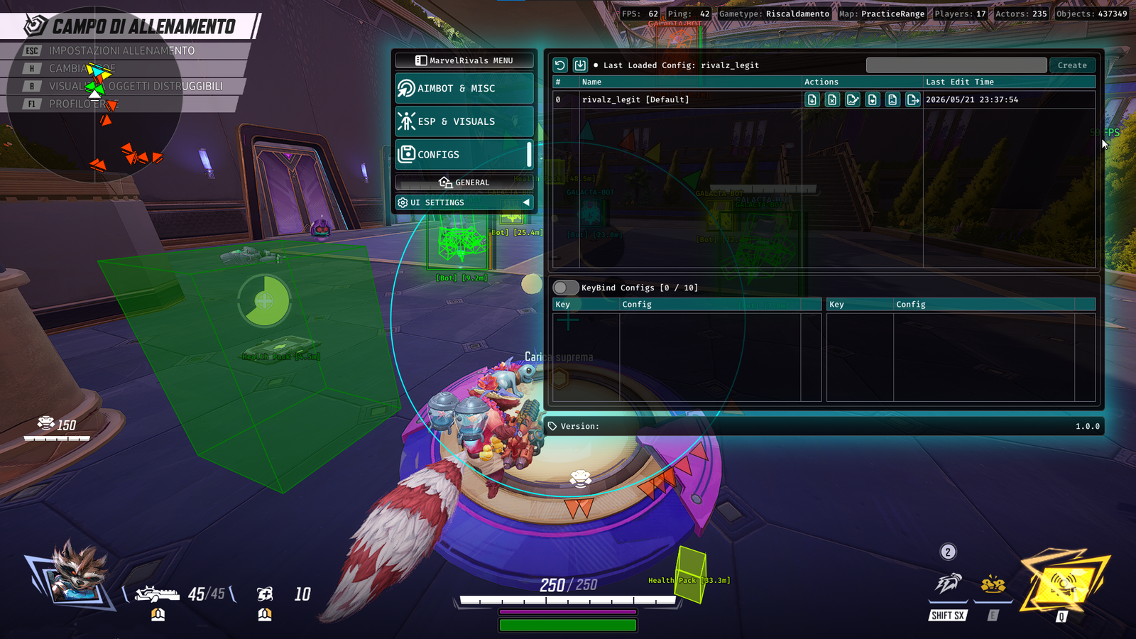 Vendex Marvel Rivals configs