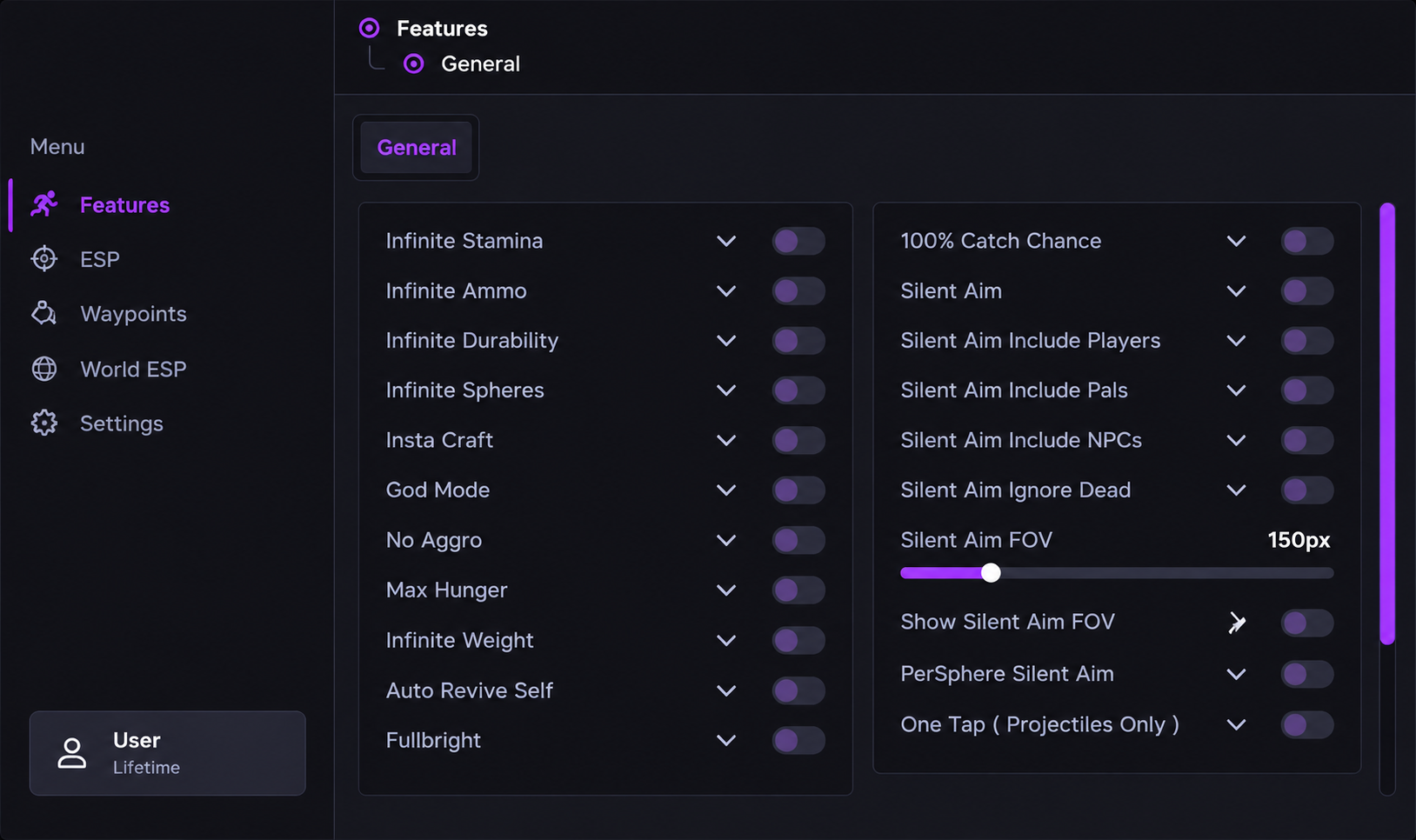 Kenzo Palworld cheat menu